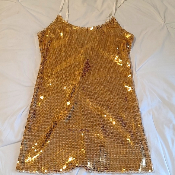 Free People Dresses & Skirts - Free people gold dress